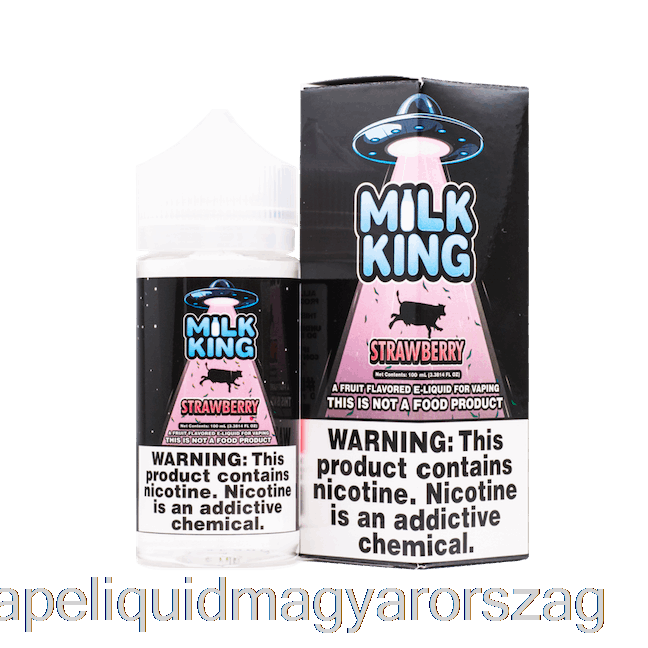 Eper - Tejkirály - 100ml 0mg Vape Toll
